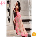 Asymmetrical Halter Pink Fishtail Western And Gowns Shenzhen Evening Dress